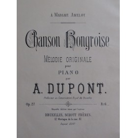 DUPONT Auguste Chanson...