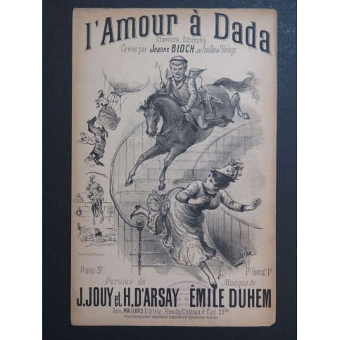 L'Amour à Dada Emile Duhem Chant