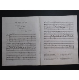GATAYES Les Amans Ermites Chant Piano ou Harpe ca1820