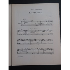 BALUTET M. Paysannerie Piano ca1910