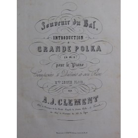 CLEMENT A. J. Souvenir du...