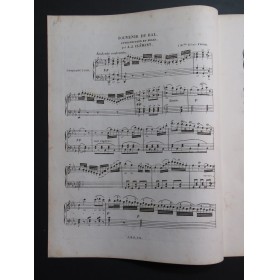 CLEMENT A. J. Souvenir du Bal Piano ca1850