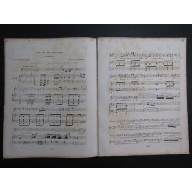 PANSERON Auguste Loin de mes compagnes Chant Piano ca1830