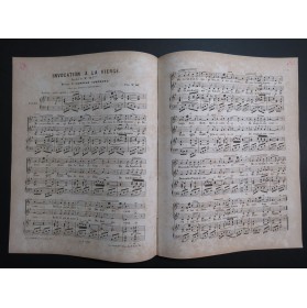 SCHUBERT Camille Invocation à la Vierge Chant Piano ca1855