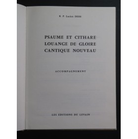 DEISS Lucien Psaume et Cithare Louange de Gloire Chant Orgue 1959