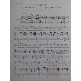 ZEREZO Isidore Où voles-tu...