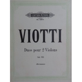 VIOTTI J. B. Trois Duos op...