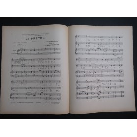 LAURENT Louis Le Prêtre Chant de Fête Chant Orgue ou Harmonium