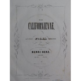 HERZ Henri La Californienne...