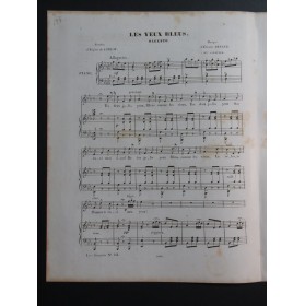 ARNAUD Étienne Les Yeux Bleus Chant Piano ca1840