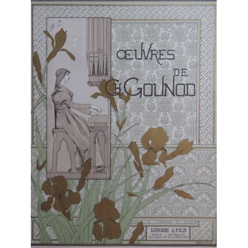 GOUNOD Charles Vision de Jeanne d'Arc Violon Piano ou Orgue ca1888