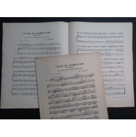 GOUNOD Charles Vision de Jeanne d'Arc Violon Piano ou Orgue ca1888