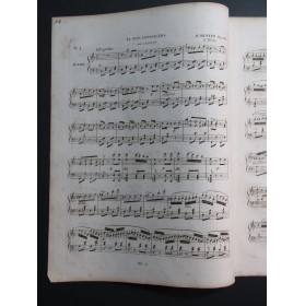 HÜNTEN François Petites Fleurs de Salon 1 op 112 Piano ca1840