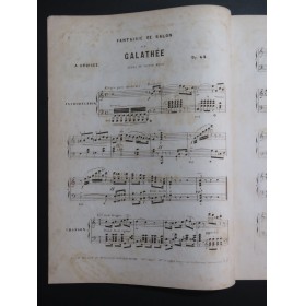 CROISEZ Alexandre Fantaisie sur Galathée op 62 Piano ca1850