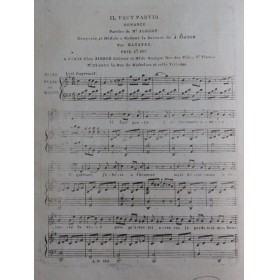 GATAYES Il faut partir...