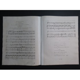 GATAYES Il faut partir Chant Piano ou Harpe ca1830