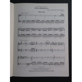 CASTELNUOVO TEDESCO Mario Fuga Elegiaca 2 Guitares 1993