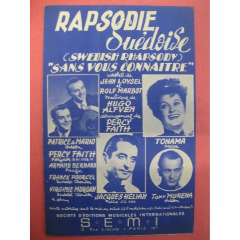 Rapsodie Suédoise Hélian Chanson 1953