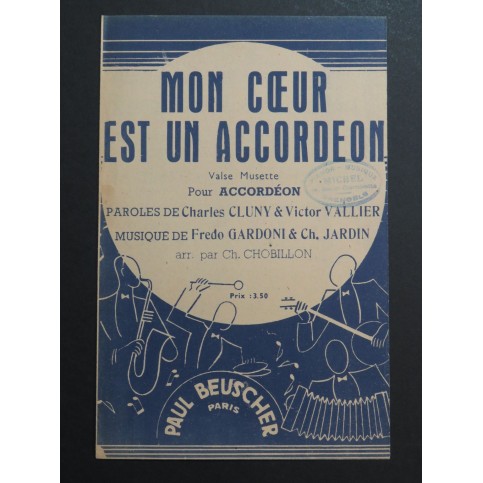 Mon Coeur est un Accordéon Chant Accordéon 1944