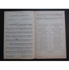 Silhouette Anglaise Nandor Honti Rodolphe Berger Chant 1901