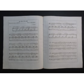 MONPOU Hippolyte Le Voile Blanc Chant Piano ca1840