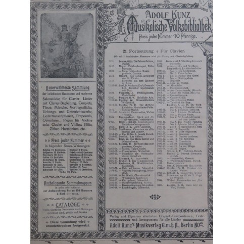 DUSSEK J. L. Les Adieux Piano