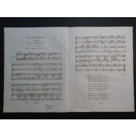 MALIBRAN Marie En Soupirant Chant Piano ca1830