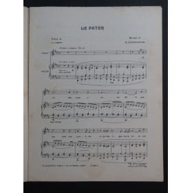 VEISTROFFER H. Le Pater Chant Orgue Violon Alto Violoncelle