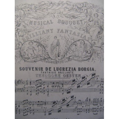 OESTEN Theodore Souvenir de Lucrezia Borgia Piano 1876