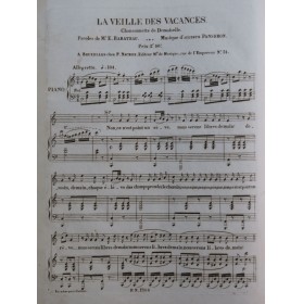 PANSERON Auguste La Veille...