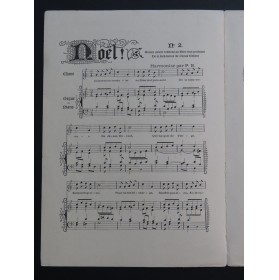 Noël No 2 Grâces soient rendues au Dieu Chant Piano ou Orgue ca1900