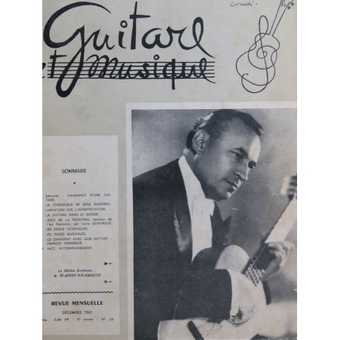 Guitare et Musique No 34 Revue Pièces Guitare 1961