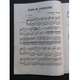 FERLUS Charles Echos de Frohsdorf op 70 Piano 1874
