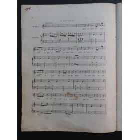 PLANTADE Charles L'Accueil Chant Piano ca1820