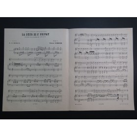 CORDIER Ernest La Soeur de St Privat Chant Piano ca1890