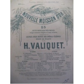 VALIQUET H. Meyerbeer Il Crociato Piano ca1868