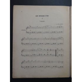 STRABBOG Louis Les Etoiles d'Or 6 Danses Piano ca1880