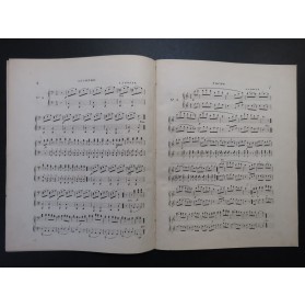HERZ Jacques Quadrille Brillant Piano 4 mains XIXe