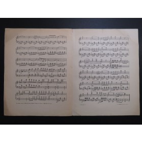 PARADIS H. Flottez Drapeaux Dédicace Piano 1915