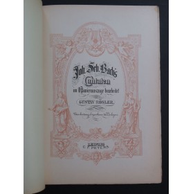 BACH J. S. Cantate Nimm von uns, Herr Chant Piano