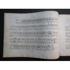 TOLBECQUE J. B. La Prison d'Edimbourg Quadrille No 1 Piano 4 mains ca1850