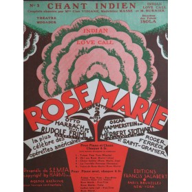 FRIML Rudolf Chant Indien...