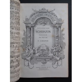 CHOPIN SCHUBERT MARCAILHOU Pièces pour Piano XIXe