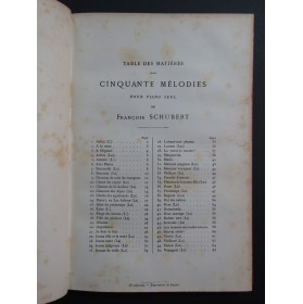 CHOPIN SCHUBERT MARCAILHOU Pièces pour Piano XIXe