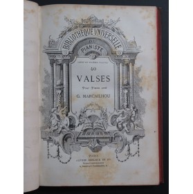 CHOPIN SCHUBERT MARCAILHOU Pièces pour Piano XIXe