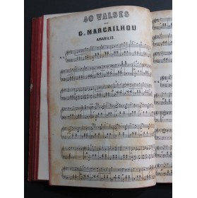 CHOPIN SCHUBERT MARCAILHOU Pièces pour Piano XIXe