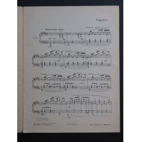 DEBUSSY Claude Pagodes Piano 1963