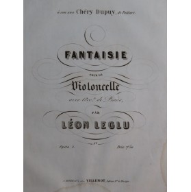 LEGLU Léon Fantaisie pour...