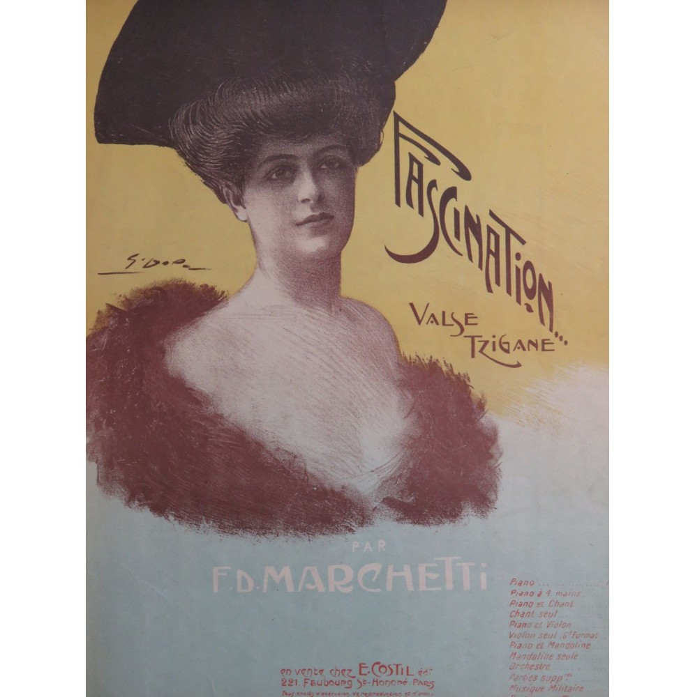 MARCHETTI F. D. Fascination Piano 1904