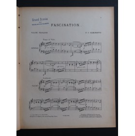 MARCHETTI F. D. Fascination Piano 1904